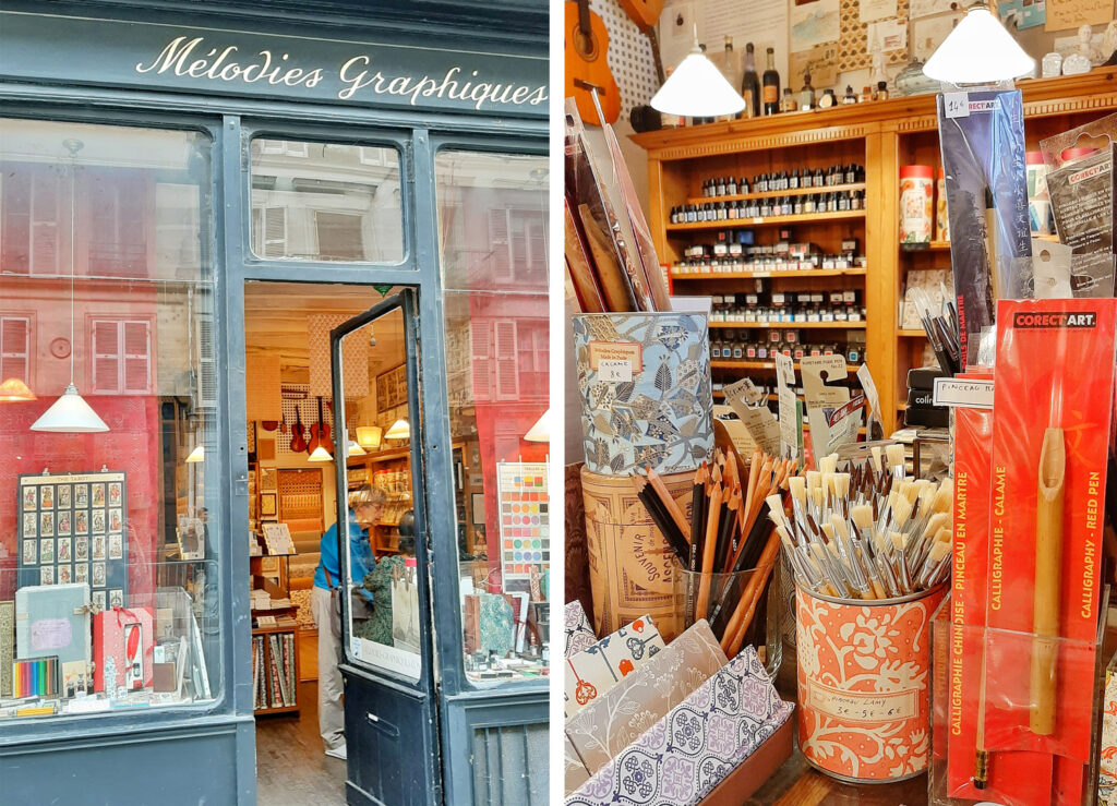 Jakie oryginalne sklepy warto odwiedziÄ‡ w ParyÅ¼u? MÃ©lodies Graphiques - klimatyczne sklep papierniczy.